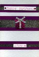 golden anniversary card by AJ Card Creations ltd